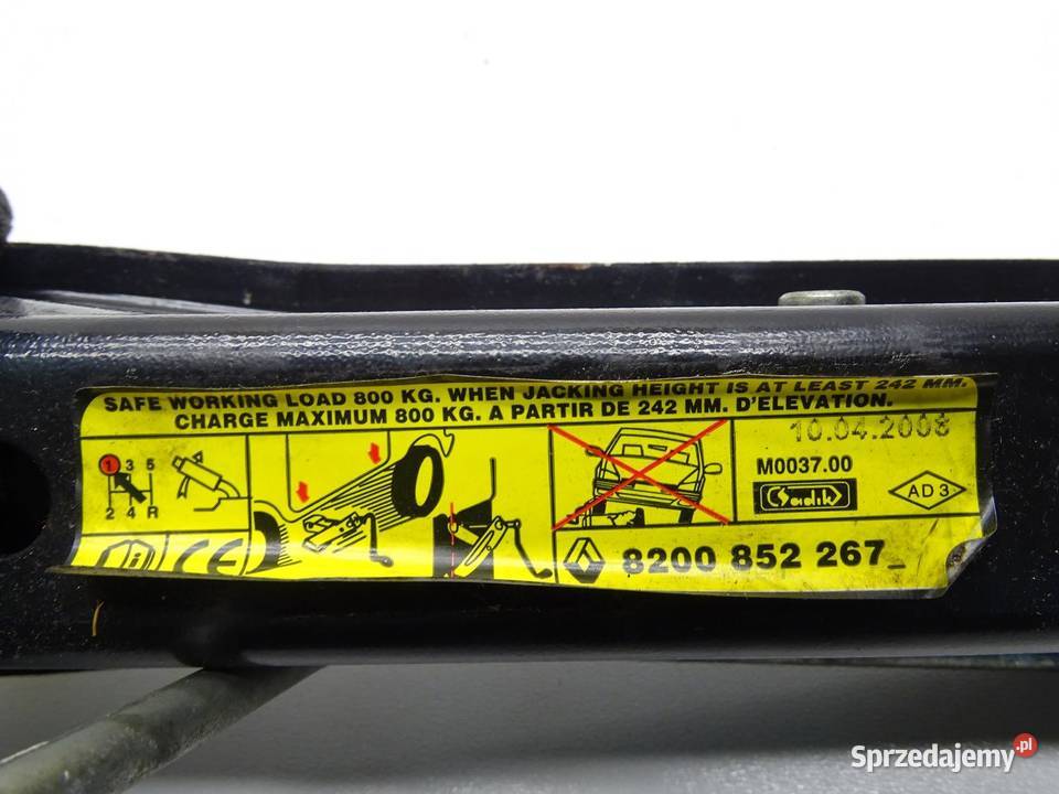 PODNOŚNIK LEWAREK WINDA 8200852267 RENAULT CLIO