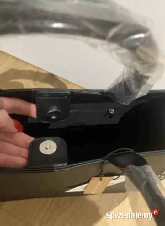 EvenOdd torebka klasyczna czarna Nowa z metką