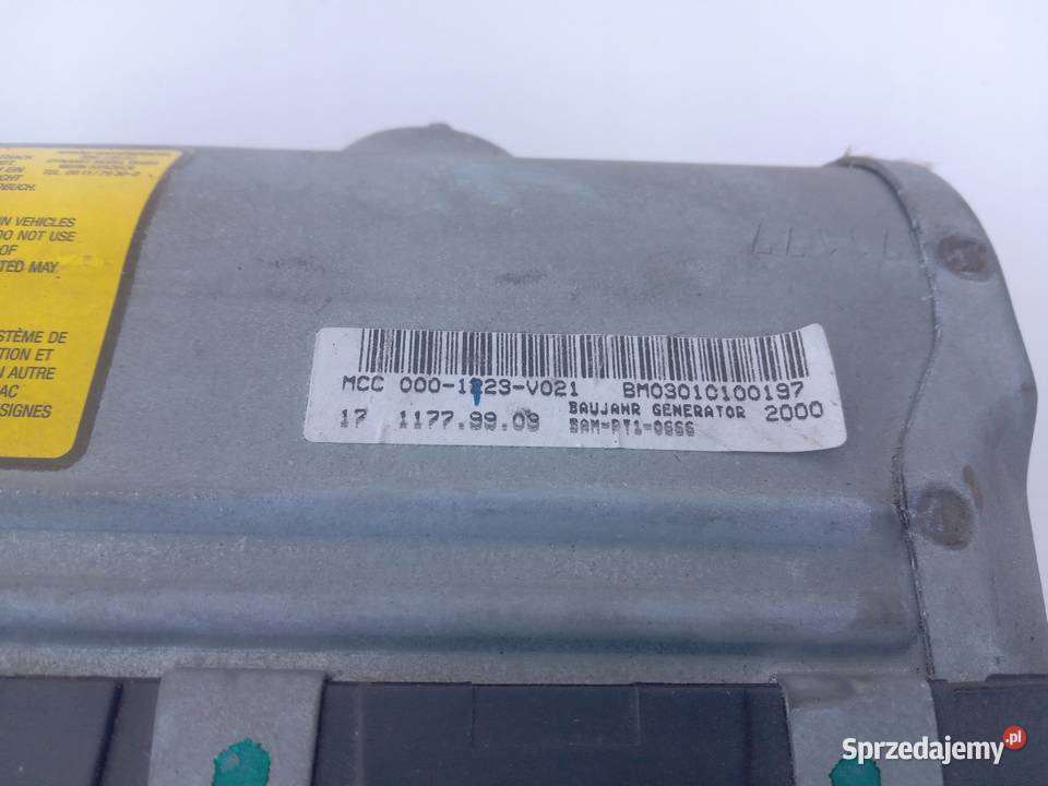 PODUSZKA AIRBAG PASAŻERA SMART FORTWO I 450