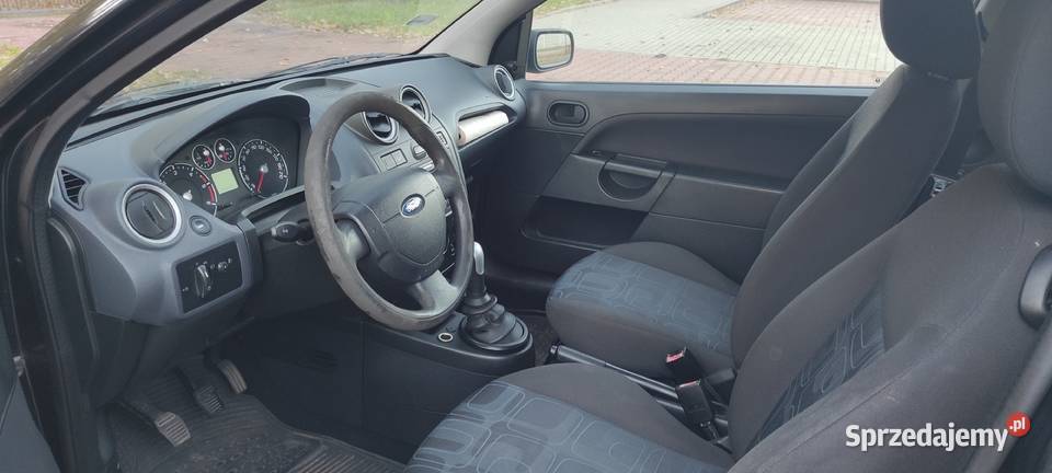 Ford Fiesta 14 TDCI Diesel 2008r 3D czarny Mińsk Mazowiecki