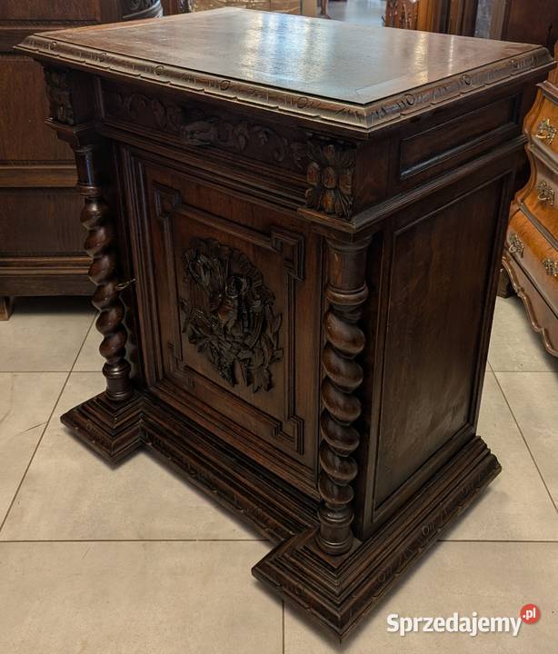 Piękna komodaszafka neorenesans dąbsklep Dąbrowa Dąbrowa Górnicza