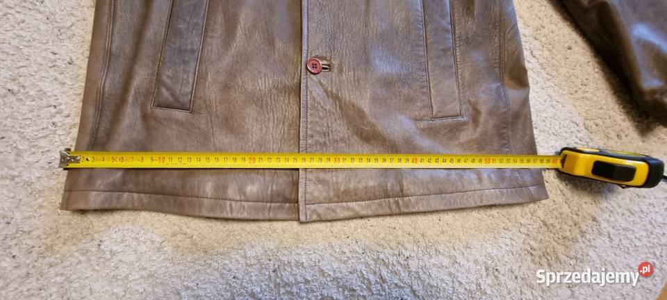 Kurtka skórzana turecka kolor jasny brąz Grójec