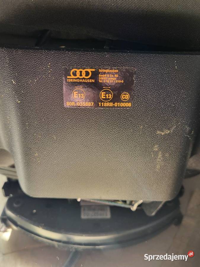 FOTEL KIEROWCY ISRI 6860875 Z REGULACJĄ Z PRAWEJ 1km Wrocław sprzedam