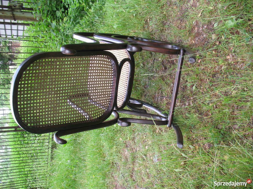 fotel bujany gięty drewniany Żory