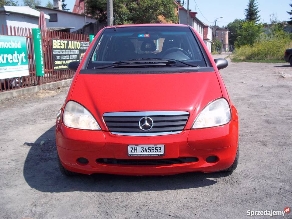 Mercedes Benz A 160 16 benzyna OPŁACONY elektryczne szyby Chełm