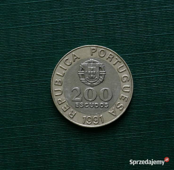 PORTUGALIA 200 eskudo 1991r Gliwice