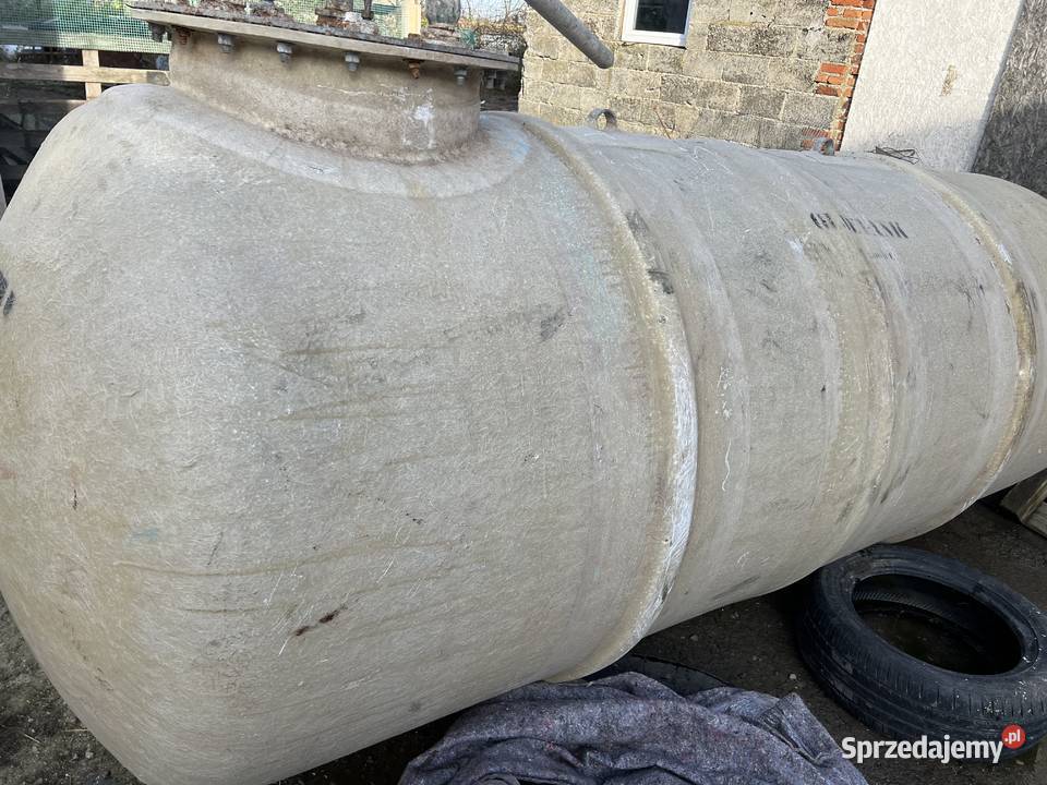 Zbiornik z włókna szklanego 3 m3 sprzedam