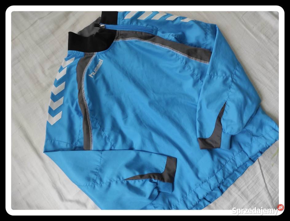 Hummel niebieska kurtka dziecięca 128 cienka Płock