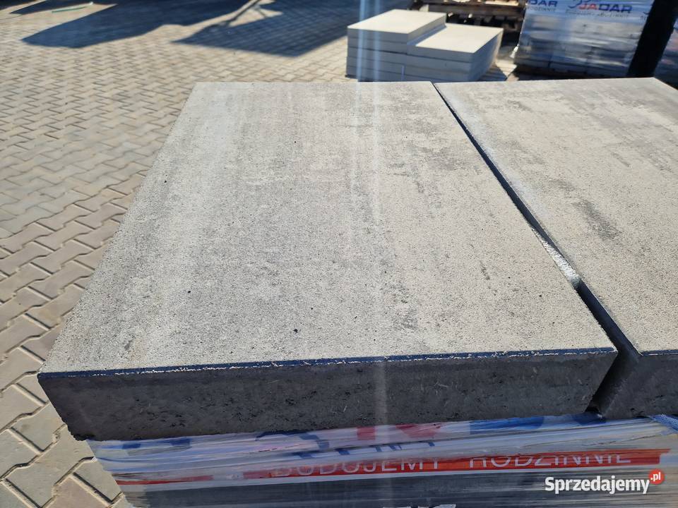 Płyta Bulwar Wiślany 50x75x10 Zima Kostka Wielogóra