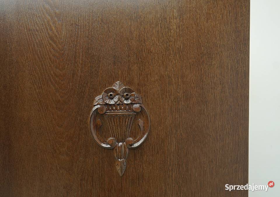 Dębowa szafagarderoba w stylu secesyjnym lata Antyki, Sztuka, Kolekcje Jerka