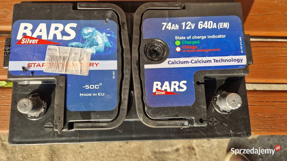 Akumulator Bars Silver 74Ah 12v 640A Łuków