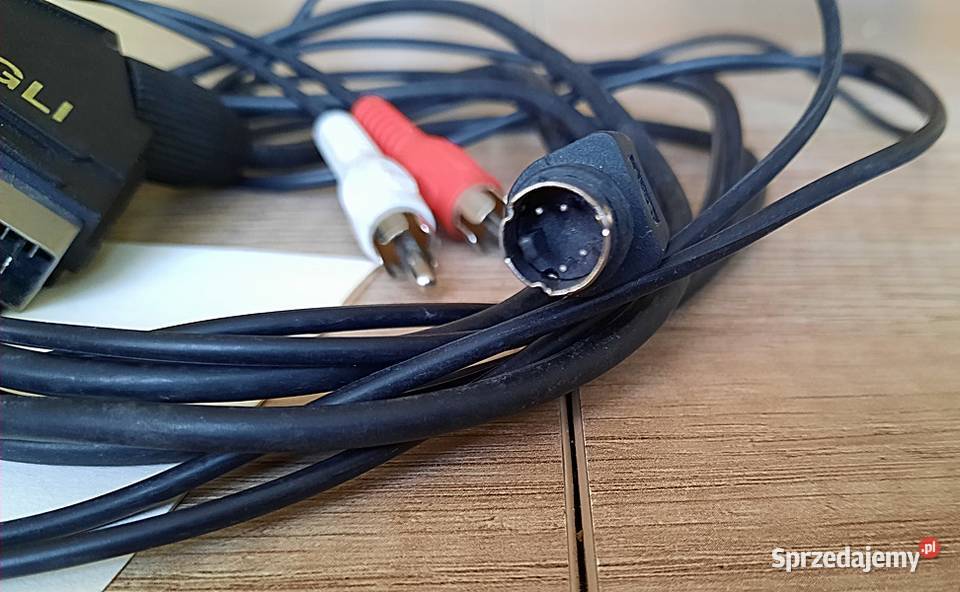 Przewód 15 m wtyk euro scart 21 pin plus 2x Ostrów Wielkopolski sprzedam