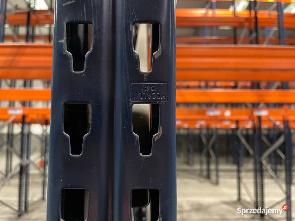 Regały paletowe Mecalux 8000x1100 mm belki Warszawa sprzedam