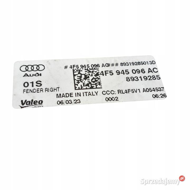 LAMPA PRAWA Audi A6 C6 LIFT SEDAN 0811r tylna Chełm sprzedam