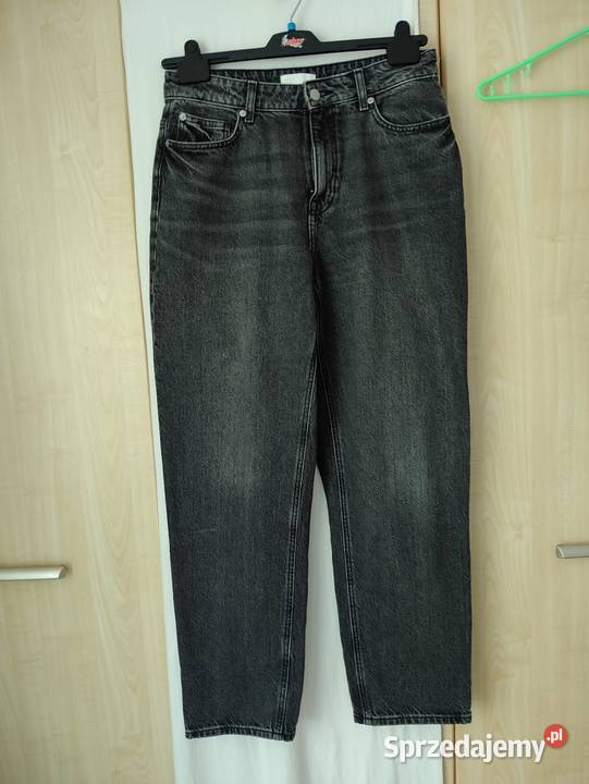 Jeansy szare zwężane hm warmińsko-mazurskie Ruciane-Nida sprzedam