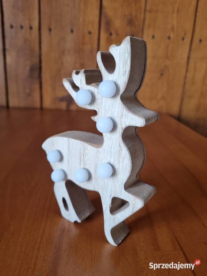 Świecący Renifer Nowy Boże Narodzenie Dekoracje świąteczne Warszawa