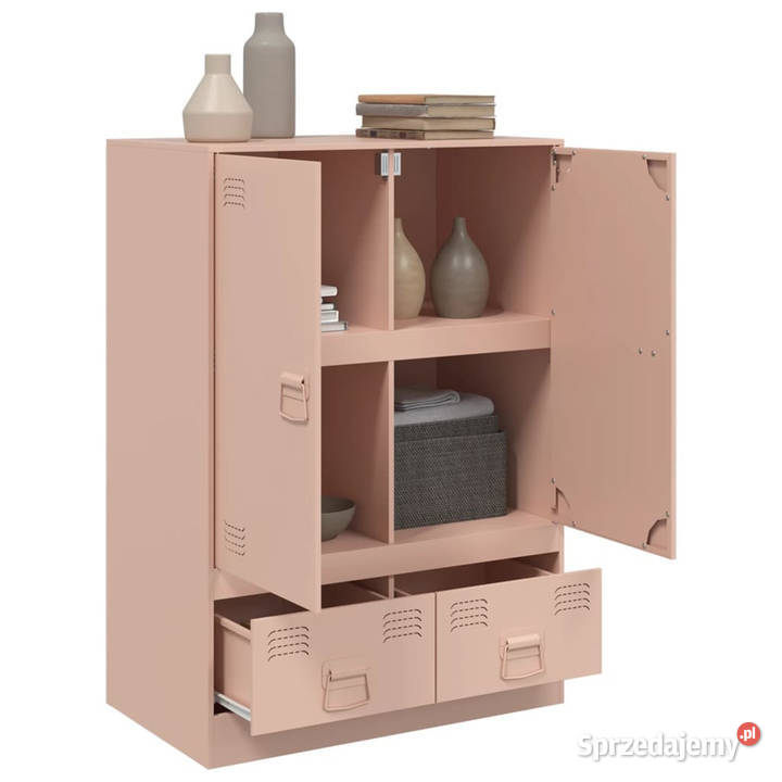 Szafka różowa 67x39x95 stal WM841806 Warszawa sprzedam