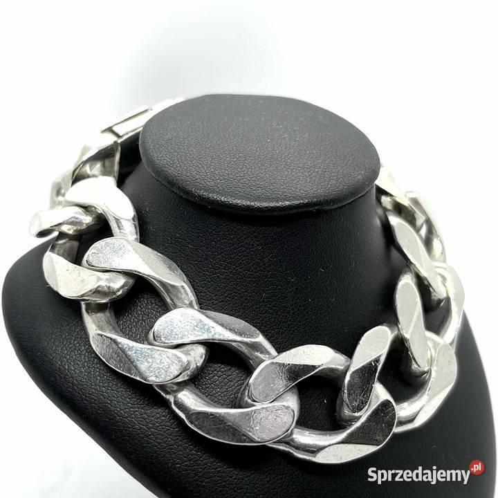 Srebrna Bransoleta Bransoletka Próby 925 9215g srebro warmińsko-mazurskie Elbląg