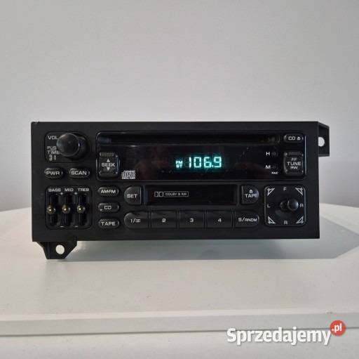 Unikatowe radio JEEP ZJ 9298 na płyty i kasety osobowe zachodniopomorskie Koszalin sprzedam