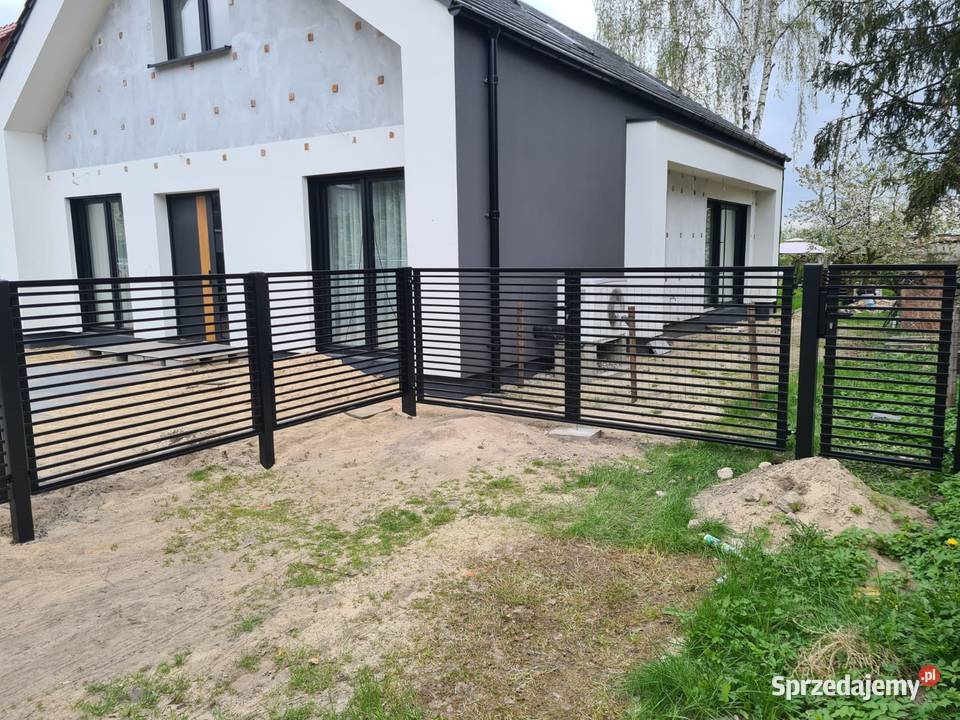 Brama skrzydłowa 400x150 GOLD 28 ogrodzenie skrzydłowa Ostrów Wielkopolski