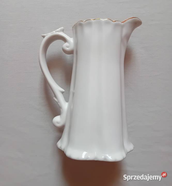 Secesyjny mlecznik porcelana śląska przełom XIX Koźminek