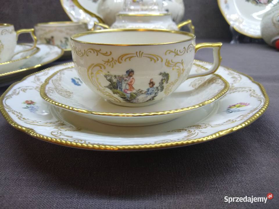 Serwis herbata Rosenthal SanssoucI Hoeroldt wielkopolskie Kalisz