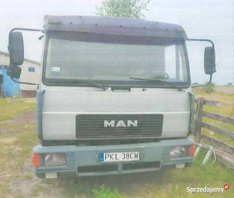 Syndyk sprzeda samochód ciężarowy marki MAN do MAN wielkopolskie sprzedam