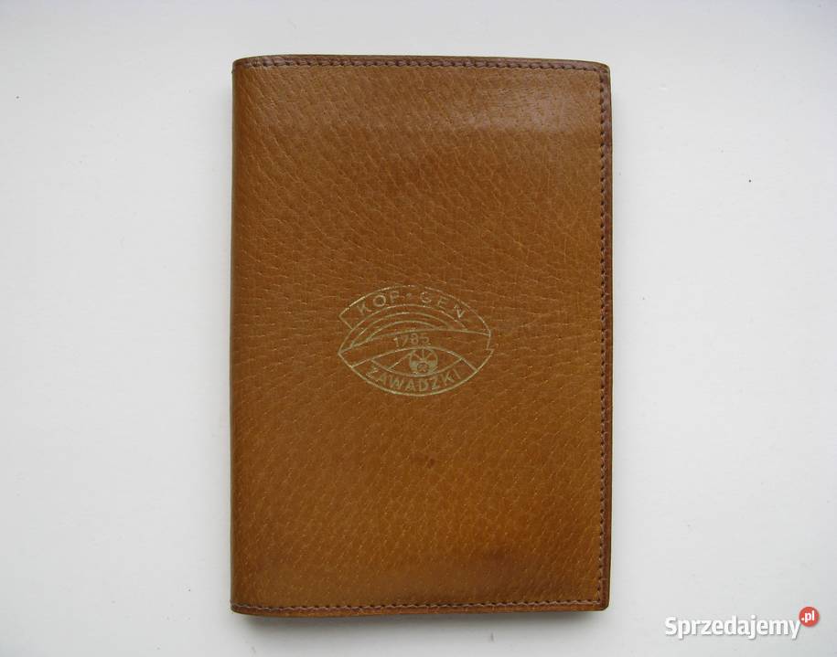 Pamiątkowy portfel skórzany z nadrukiem KOPGEN