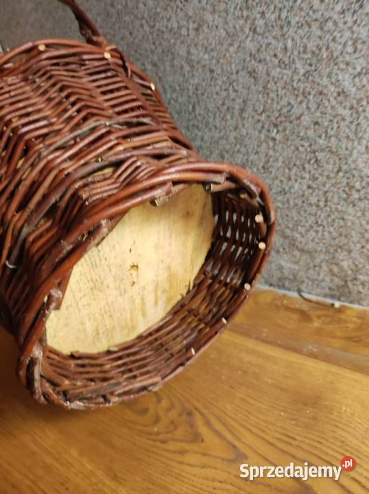 kosz koszyk wiklinowy duży prezentowy na Pozostałe sprzedam