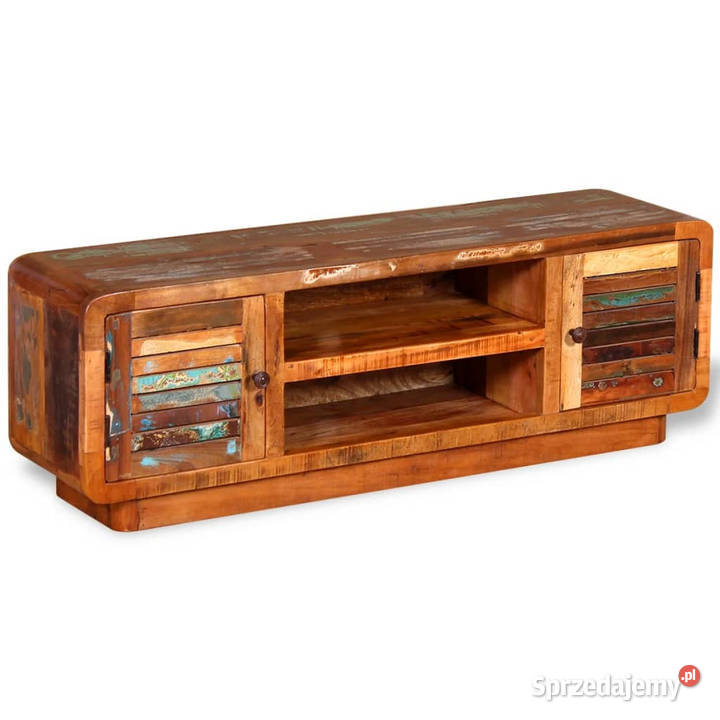 Szafka pod TV z drewna z odzysku 120x30x40 sprzedam