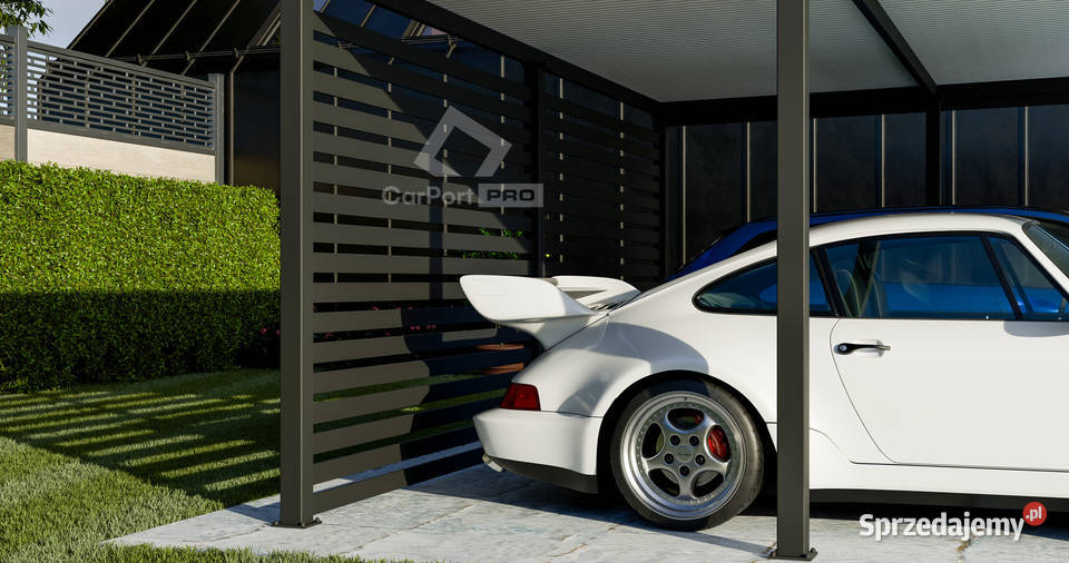 CarPort PREMIUM wiata samochodowa 6x55 antracyt Tarnów