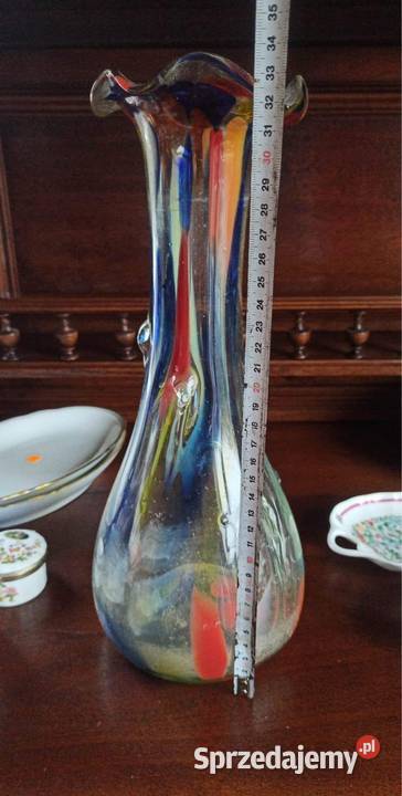 Wazon szklany Prl Gdańsk sprzedam