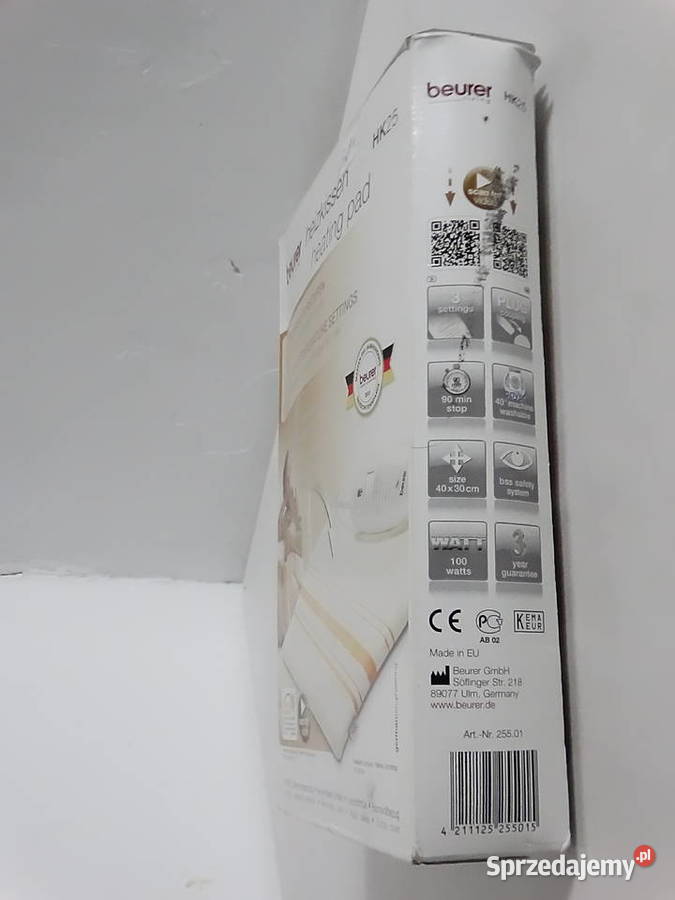 Poduszka elektryczna Beurer HK 25 3 poziomy mocy Biłgoraj