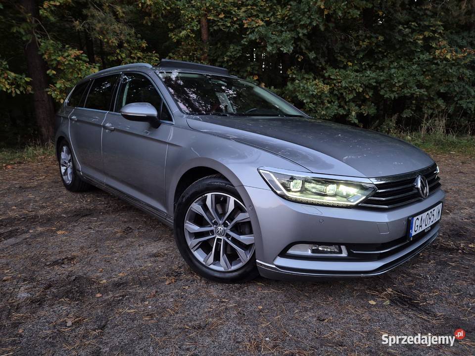 VW Passat B8 15TSI EVO 2019r DSG światła przeciwmgielne pomorskie Gdynia