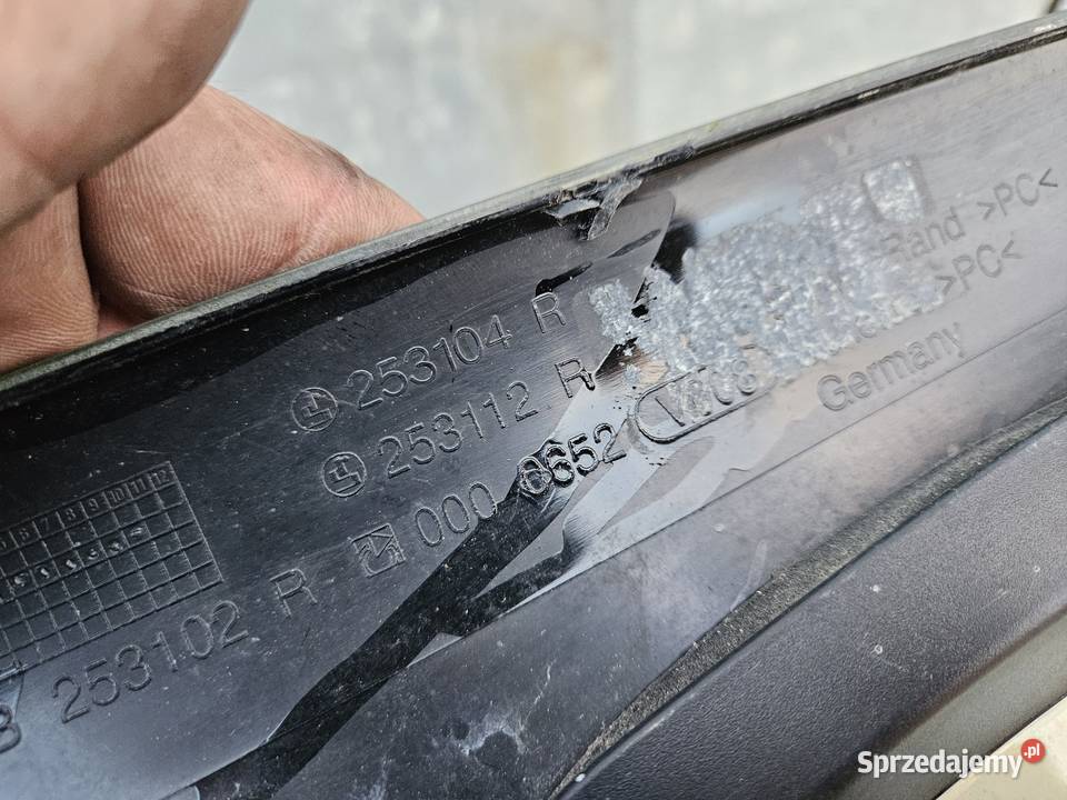 SMART FORTWO SZYBA KAROSERYJNA PRAWA 253104R osobowe