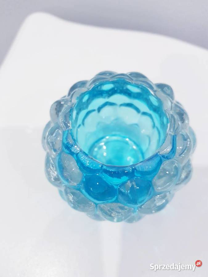 Szklany świecznik na podgrzewacze Dąbrowa Górnicza