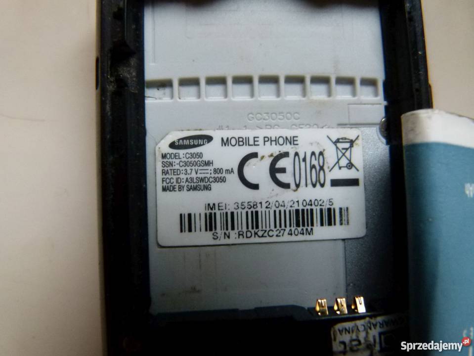 Telefon Samsung C3050 rozsuwany SPRAWNY lubelskie Zamość
