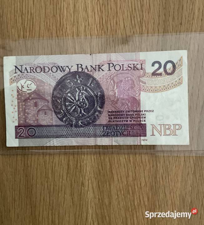 Banknot 20 zl Boleslaw Chrobry 2016 lubelskie Puławy