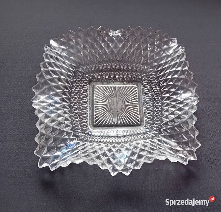 Paterka na słodycze Indiana Glass Depression Porcelana i szkło Koźminek