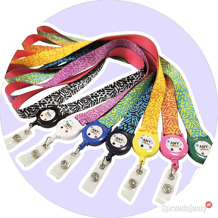 Smycz z wszytym skipassem smycze z nadrukiem mazowieckie Warszawa