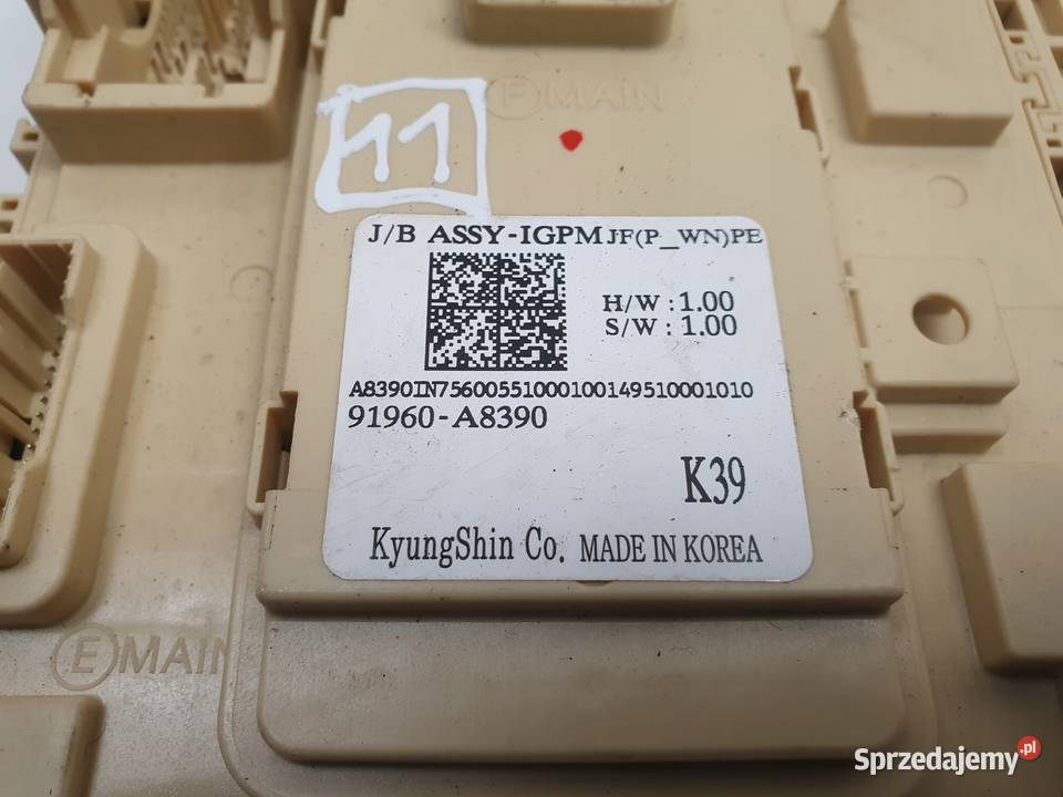 Kia Optima IV SKRZYNKA BEZPIECZNIKÓW Moduł