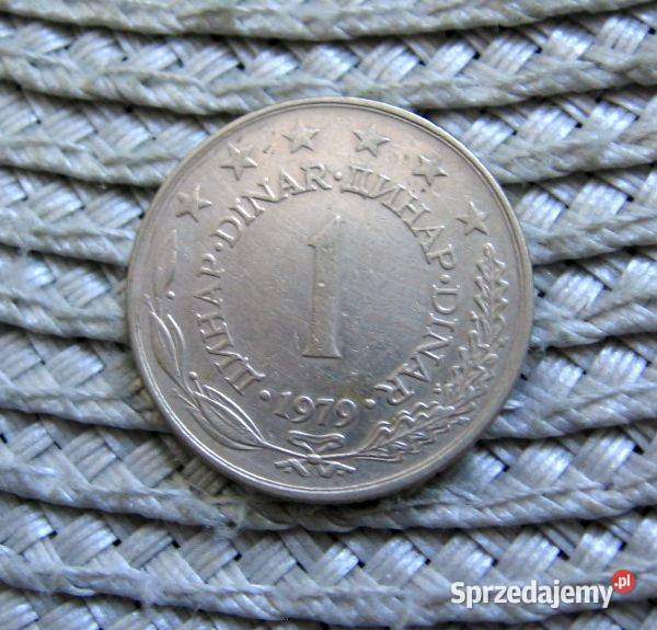 Jugosławia 1 Dinar 1979r Kalisz
