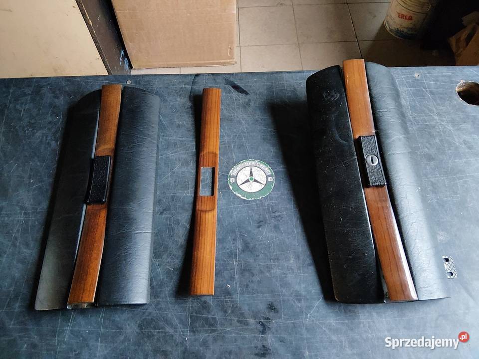 Mercedes 123 drewno na schowek