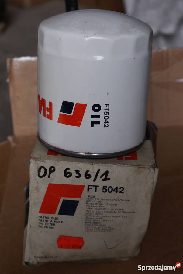 Filtr oleju MITSUBISHI CANTER GENERATION, OP 636 /1