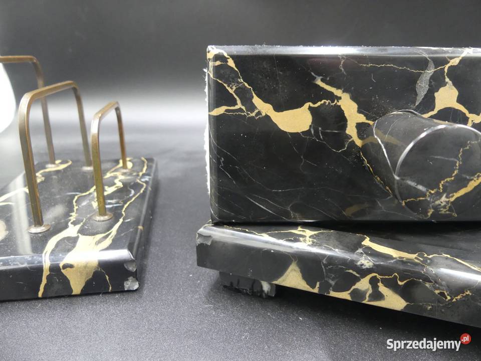 Piękny duży przybornik kałamarz garnitur na Poznań sprzedam