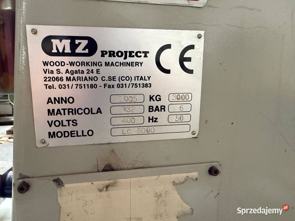 Piła do cięcia wzdłużnego MZ Project LC 5000 Juszczyn