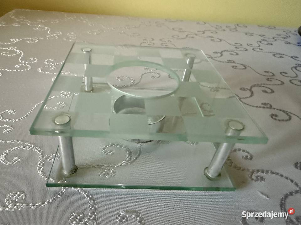 Szklany Podgrzewacz na Świeczki do Herbaty Kawy śląskie Czerwionka-Leszczyny