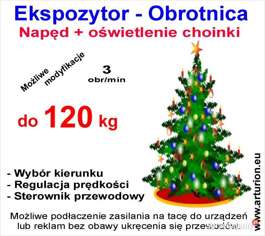 Podest Obrotowy Ekspozytor Obrotnica 120 w Warszawa wyposażenie