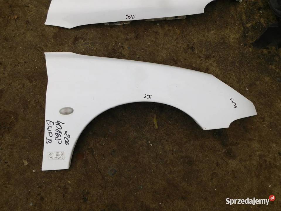 peugeot 206 błotnik kolor EWPB 40168 WYSYŁKA osobowe Żory