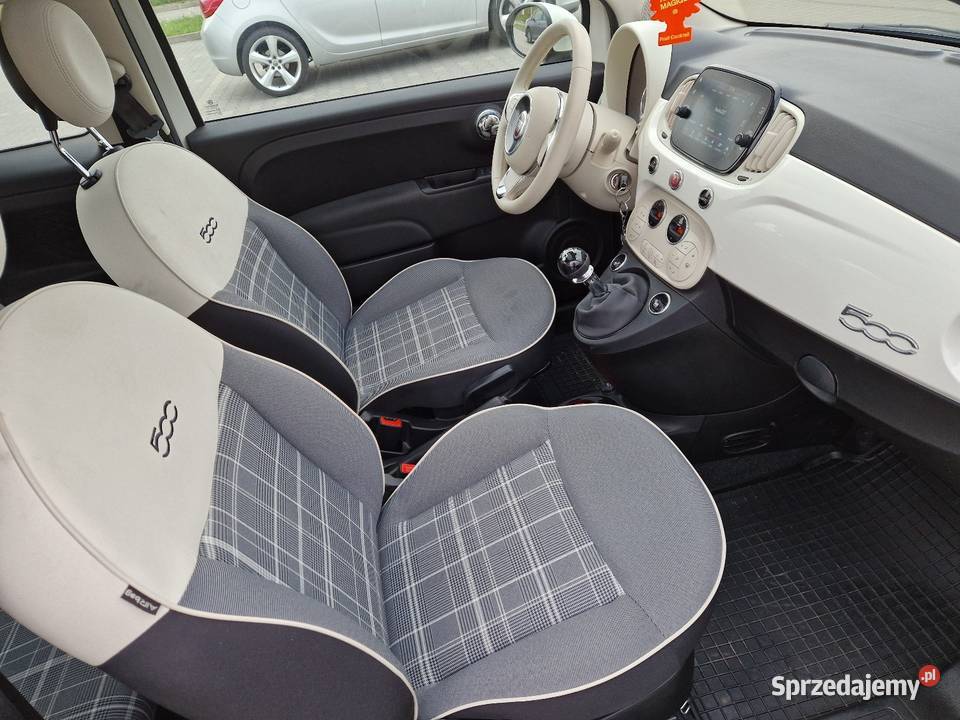 Fiat 500 12 Benzyna Gucci biały podkarpackie Krosno